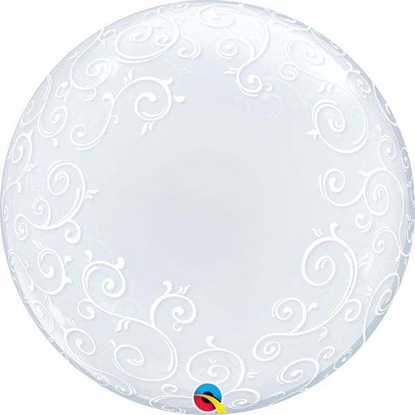 Qualatex 24" Fancy Filigree Deco Bubble
