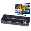 ELEVIEW EHD-906N HDMI Split-Screen Switcher, Multi-Viewer, 4K @ 30Hz Support, 4 Input, 1 Output, 4 Split Display (PBP) HDMI Switcher, Seamless, Instant Switching, Automatic Screen Switching, Live