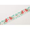 Berisfords Ribbon, White/Multi, 25mm