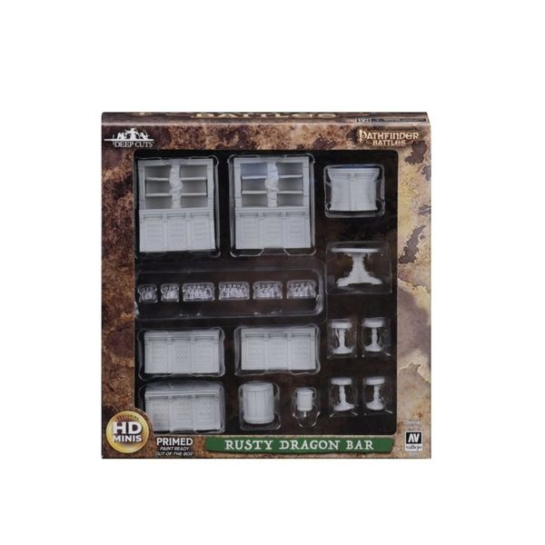 Pathfinder Battles Deep Cuts Unpainted Miniatures: Rusty Dragon Bar