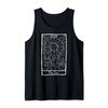 Tarot Card The Sun Occult Graphic Tank Top