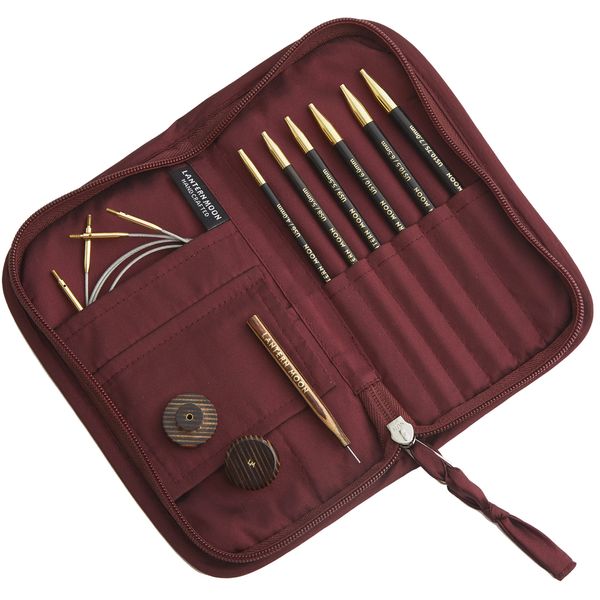 Lantern Moon - Lantern Moon Bequest Tunisian Ebony Wood Durable Interchangeable Crochet Hooks Set - 1 Set