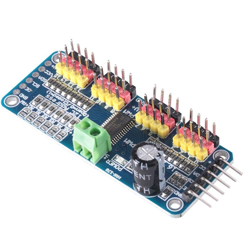 ACEIRMC PCA9685 16 Channel 12-bit PWM Servo Motor Driver IIC Module ...
