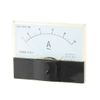 uxcell Analog AC Current Panel Meter, Plastic, Rectangular Shape, White 0-10A, 44L1