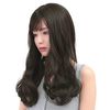 AQUADOLL wg304 Long Wig, Full Wig, Gradient, Curly, Pink, Blonde, One Size Fits Most, MBK. Matte Black