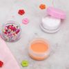5Gram Cosmetic Containers 100pcs Tiny Makeup Sample Jaws with Pink lids