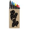 Azeeda 'Ivy Leaves' Coloured Crayon Set (CY00028284)