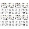 KESYOO 16 Pcs Nail Stickers, 3D Cat Transfer Stickers, Nail Deco Parts, Nail Art Stickers, Nail Decoration Tool, DIY Nail Decoration, Women, Girls, Kids