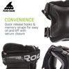 Rollerblade X Gear 3 Pack Protective Gear, Knee Pads, Elbow Pads and Wrist Guards, Inline Skating, Multi Sport Protection, Unisex, Black ,Large