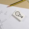 2 x 45mm 'Golf Ball' Erasers/Rubbers (ER00015452)