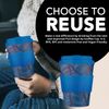Ecoffee Cup 812 006 Reusable Eco Friendly Cup Saucer 350ml