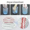 Round Microfibre Mop Pads,Mop Pads Replacement for Clean Spin Mop Head Refills,Mop Heads Replacement Cleaning,Washable Head Replacement Microfiber for Cleaning Floor,Mop Replacement Pads(Grey)