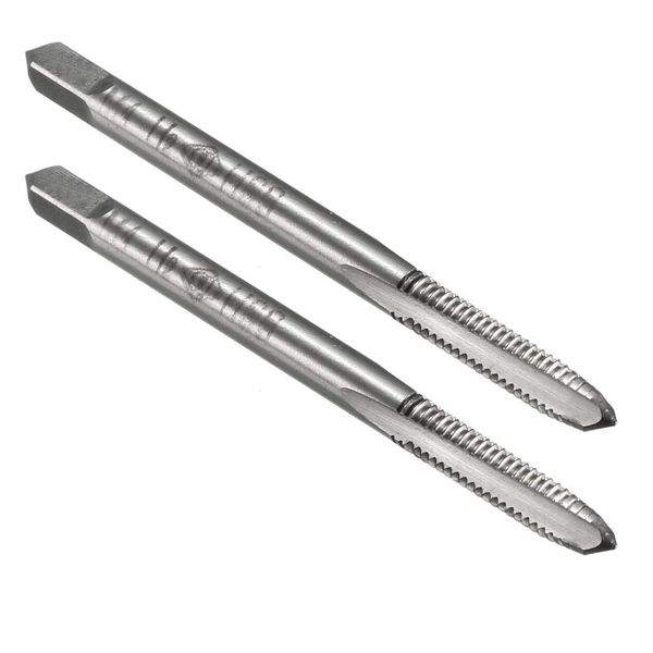 sourcing map Metric Machine Tap M4 x 0.7mm H2 High Speed Steel 3 Flutes Screw Tapping Threading Machinist Repair DIY Tool 2pcs