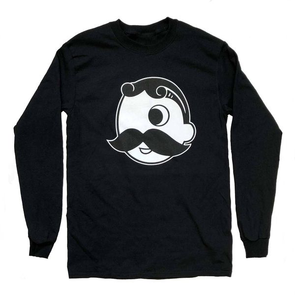 Natty Boh Logo (Black) / Long Sleeve Shirt - Small / Black