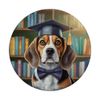 Graduation Beagle Dog Senior High School Gift PopSockets Swappable PopGrip