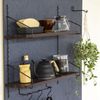 Wake Industry Kabette Wall Storage Hanging Hook Brass Color