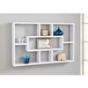 ultimatesalestore Multi-Compartment Shelf Great Space-saving Addition Black.