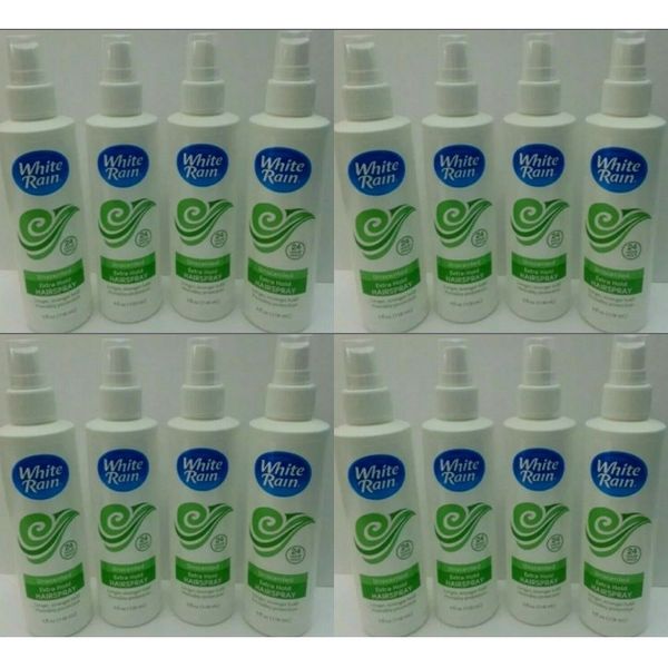 Lot Of 12 White Rain Advanced Formula Extra Hold Unscented Hair Spray 7 oz