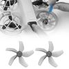Briny River 4pcs Drone 5-blade Propellers with Screwdriver Compatible with DJI NEO, Grey