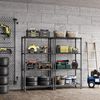 4 Tier Wire Storage Shelf Adjustable Heavy Duty Garage Shelving Kitchen Rack 60"