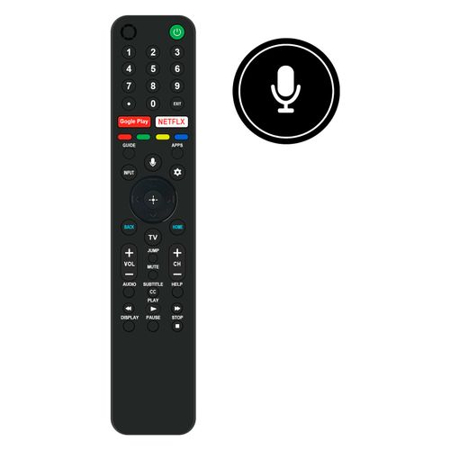 RMF-TX500B Replaced Voice Remote Commander fit for Sony A8H BRAVIA OLED 4K Ultra HD Smart TV RMF-TX500U XBR-55X905H XBR-65X807H XBR-75X807H XBR-85X807H XBR-75X907H XBR-65X907H XBR-55X907H XBR-65A8CH