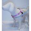 Freedom No-Pull Harness 5/8" Medium (Girth 22"-28") ONLY- Direct from Inventor (Rose Pink w/Silver Loop)