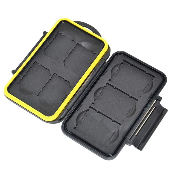 JJC Multi Memory Card Case Speicherkarten Schutzbox für 3 Stück XQD CFexpress Speicherkarte Typ B und 4 Stück SDHC Cards - Extreme Wasserdicht und Stoßfest Box Safe Tasche Etui Aufbewahrungsbox Hülle