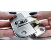 1 (One) Pie-Cut Corner Cabinet Door Hinge with 78-Degree Opening Angle