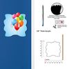 Off The Wall Plates - Birthday Balloons - Double Gang Light Switch