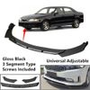 Universal 3 Segment For Mazda 626 1998-2002 Front Bumper Lip Splitter Spoiler