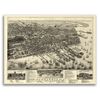 Pensacola Florida 1885 Historic Panoramic Town Map - 24x32