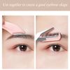 3 Pcs Eyebrow Trimmer Scissor, Eyebrow Razor Eyebrow Comb Scissor Eyebrow Cut Scissor Eyelash Hair Remover Cut Eyebrows Shaping Tool Eyebrow Grooming Set Eyebrow Scissor with Comb for Men Women (Pink)