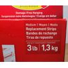 2 Packs of - 3M Command Medium Replacement Adhesive Strips (24 Strips Total) NEW