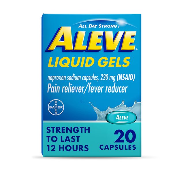 Aleve® Pain Reliever & Fever Reducer Liquid Gels, Naproxen Sodium - 20 Count