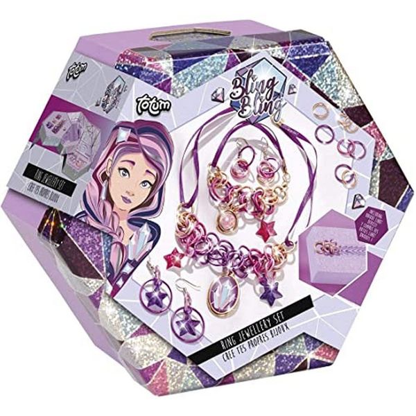 Totum Bling Bling Ring Jewellery Set in Gift Box