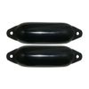 Majoni Star 35 Boat Fenders Set of 2 Black Length 62 cm