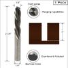 FOOS - Down-Cut Spiral Router Bit Set - Solid Carbide - 1/4” Shanks - Veteran Owned (1/4" Cutting Diameter)