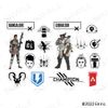Apex Legends デカールステッカー3枚セットB