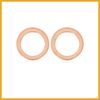 Partuto 2 Sets 16mm Banjo Hose Barb Bolt Fitting for Motorcycle Car Replacement