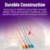 Beaded Pull Tight Security Seals - Adjustable, UV Resistant, High-Density Polyethylene Seals for Secure Locking - 9" Length, 100-Pack, Blue