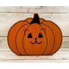 AGD Halloween Decor - Trick Treat Chunky Cat Pumpkin 2pc