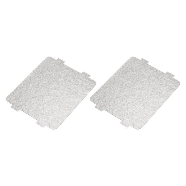 sourcing map Microwave Oven Waveguide Cover Mica Plate Sheet Insulation Board Repairing Kit 4.6 x 3.9 Inch 2pcs