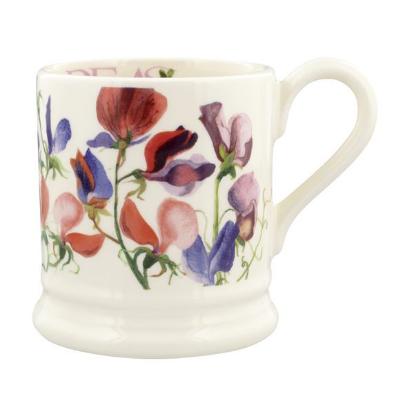 Emma Bridgewater Flowers Sweet Pea Multi 1/2 Pint Mug