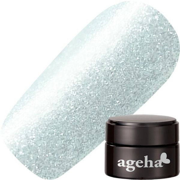 Ageha Layer Color Cosmetic Color 2.7g 400 White Snow Yu-Pack Glitter White/Gel Nail/Color Gel