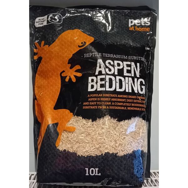 New Pets At Home Reptile Terrarium Substrate Aspen Bedding 10L