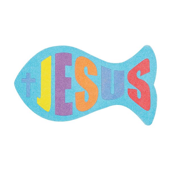 Jesus Fish Sand Art Craft Kit - Crafts for Kids and Fun Home Activities