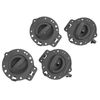 4PCS Inner Interior Door Handles W/Hardware Gray For Jeep Commander 2006-2010