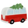 Hand Painted Christmas Ceramic Napkin Holder (Holiday Van)