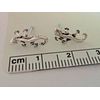 Sterling Silver 12x8mm Small Gecko Lizard Studs Earrings! Southwest!
