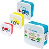 Puckator LBOX76 Lunch Box, Polypropylene, 1 Cubic_Centimeters, Blue